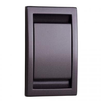 Prise murale en abs anthracite & anthracite