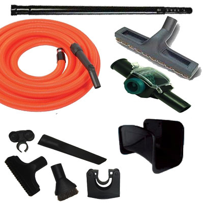 Set de 9 accessoires + 1 flexible de 5 m anti-écrasement