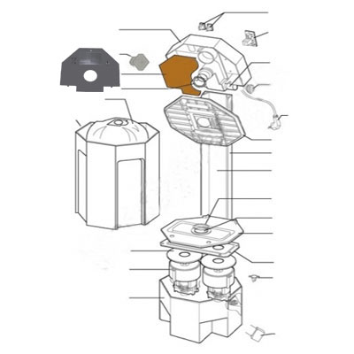 Fermeture ensemble supérieur Axpir, ALDES 11170957