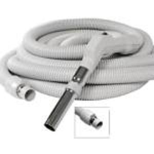 Flexible aspiration centralisée Blanc / Gris de 9 m - BOYAU 35MM / ACCESSOIRES 32MM