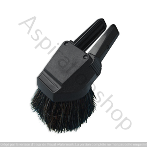 Brosse aspirateur universelle trois positions