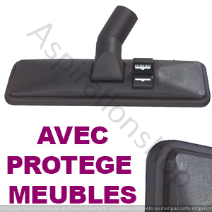 Brosse aspirateur - combinée : carrelage / moquette