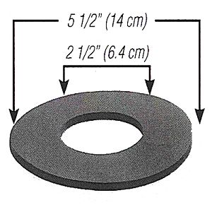 Joint mousse 14 X 6,4 x 0,6 Moteur