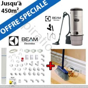 Kit centrale BEAM 398 + Flexible inter on/off de 9m + 6 ACC + KIT DE BASE + VACPAN