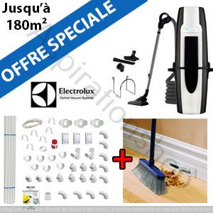 Aspirateur central ZCV855 + Flexible inter on/off de 9m + 6 ACC + KIT DE BASE + VACPAN