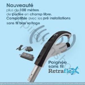 Poignée Rétraflex avec controle sans fil (Récepteur / Émetteur)